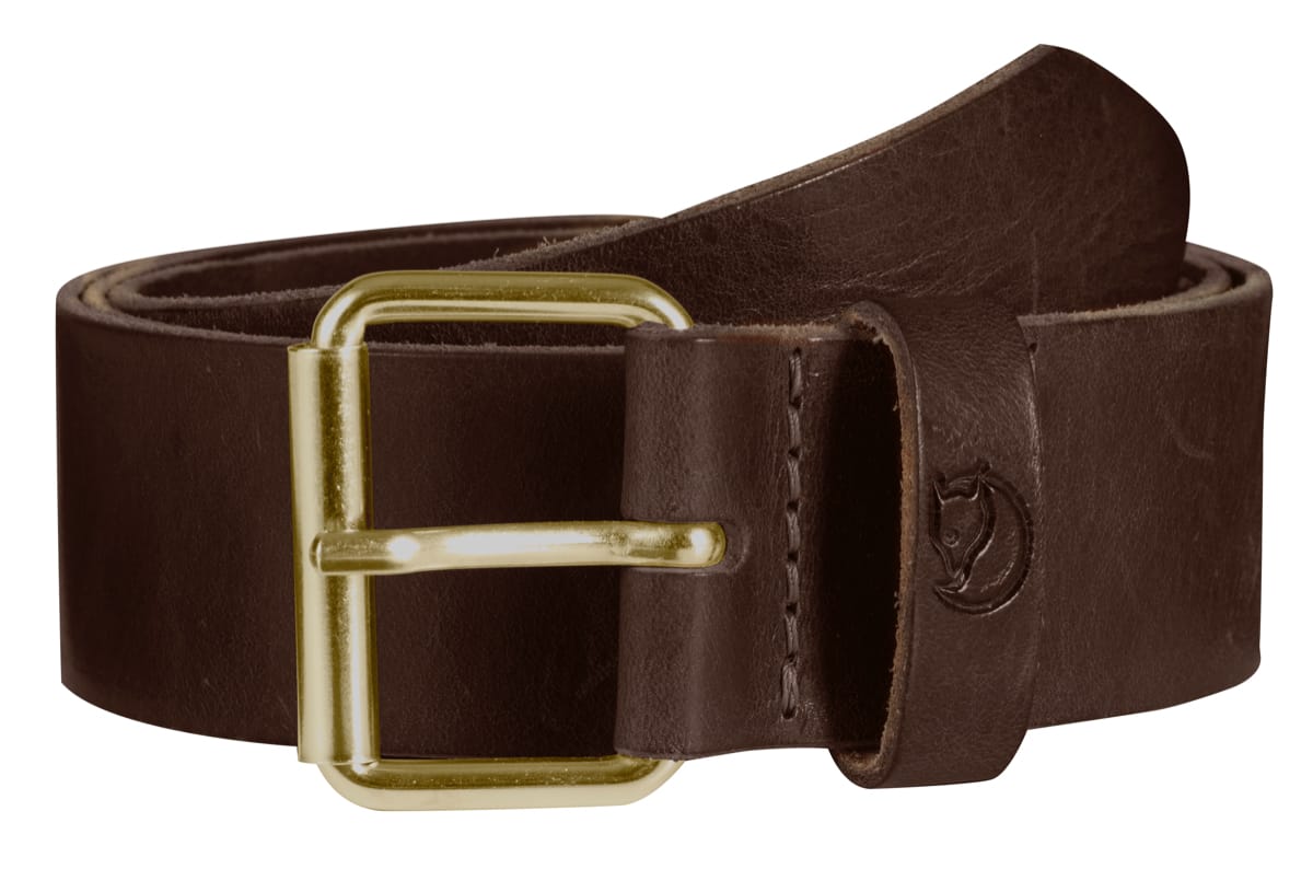 Fjällräven Singi Belt 4 cm Leather Brown