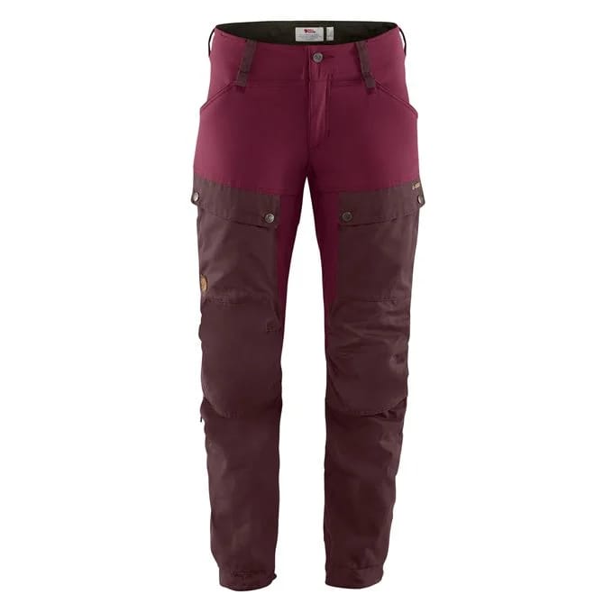 Fjällräven Women's Keb Trousers Curved Dark Garnet/Plum Fjällräven Fjällräven Women's Keb Trousers Curved Dark Garnet/Plum Fjällräven