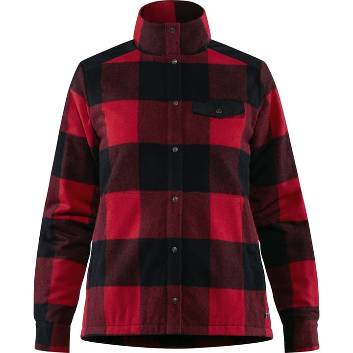Fjällräven Women's Canada Wool Padded Jacket Red Fjällräven Fjällräven Women's Canada Wool Padded Jacket Red Fjällräven