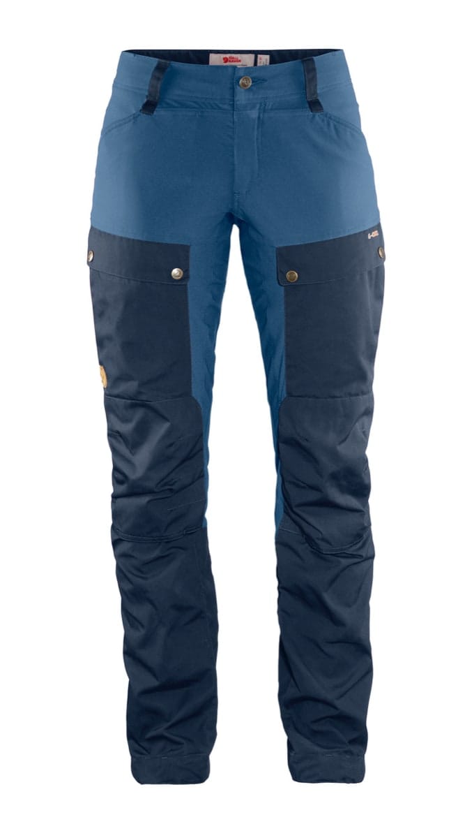 Fjällräven Keb Trousers Curved W Dark Navy-Uncle Blue Fjällräven