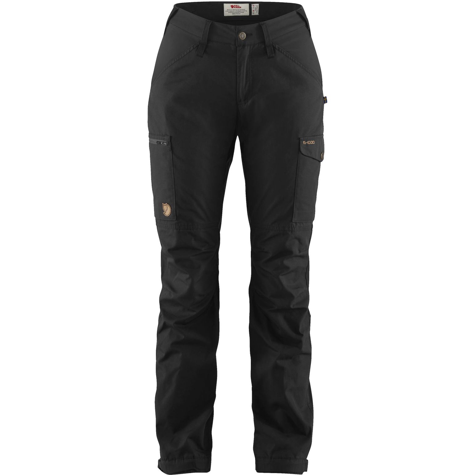 Fjällräven Women's Kaipak Trousers Curved Black