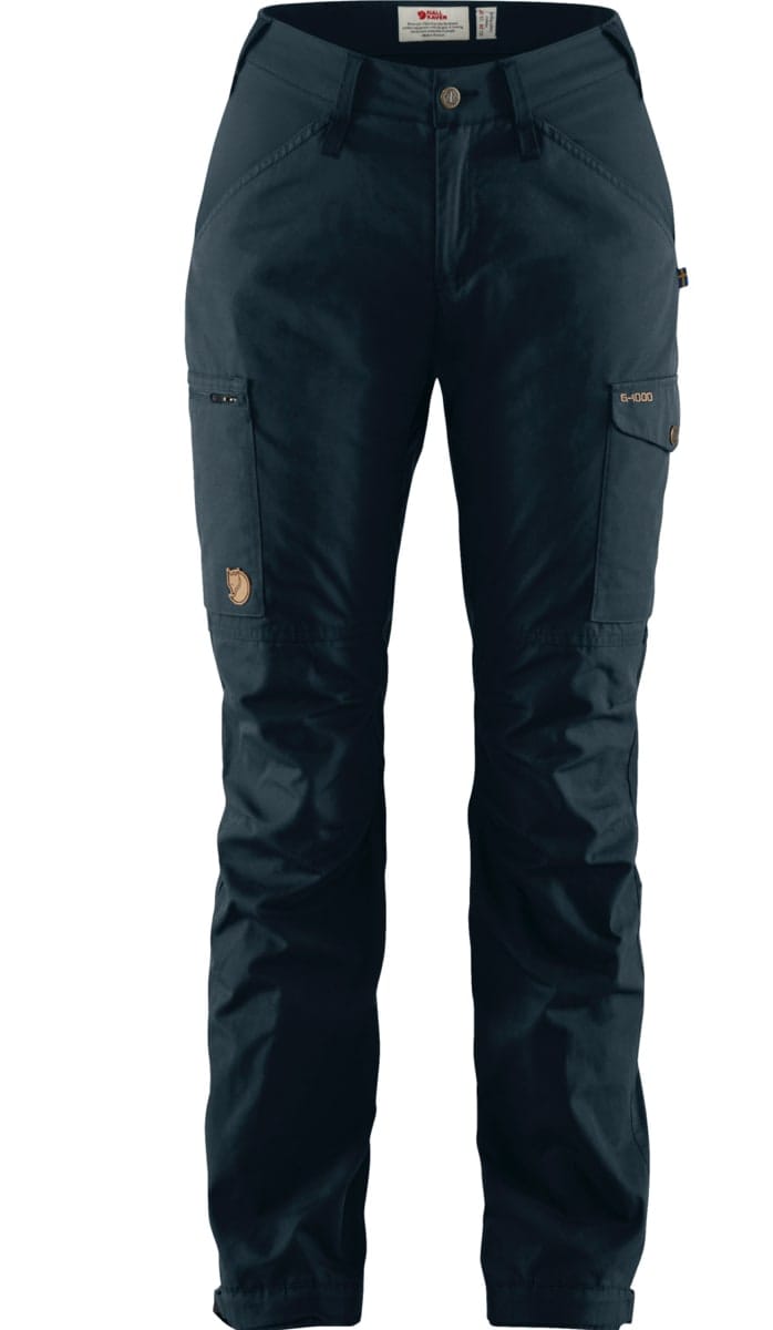 Fjällräven Women's Kaipak Trousers Curved Dark Navy