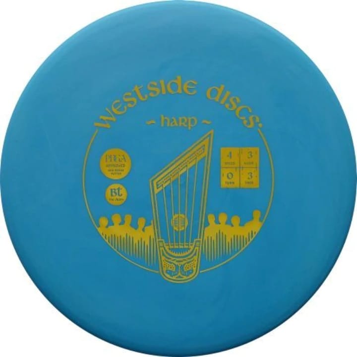 Westside Discs Bt Medium Putter Harp, 173+ Blue Westside Discs