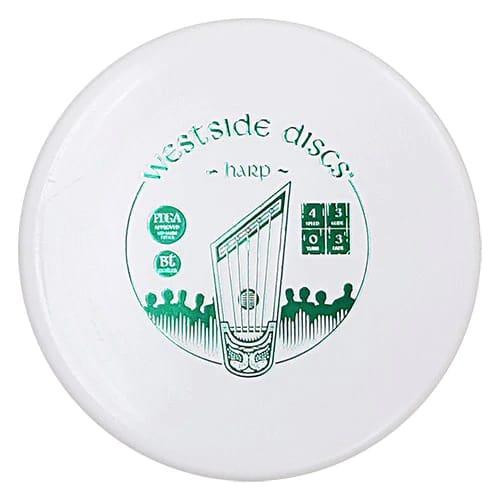 Westside Discs BT MEDIUM PUTTER HARP, 173+ White Westside Discs Westside Discs BT MEDIUM PUTTER HARP, 173+ White Westside Discs