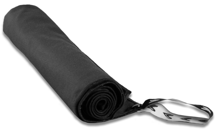 IAMRUNBOX Quick Dry Microfiber Towel Black IAMRUNBOX