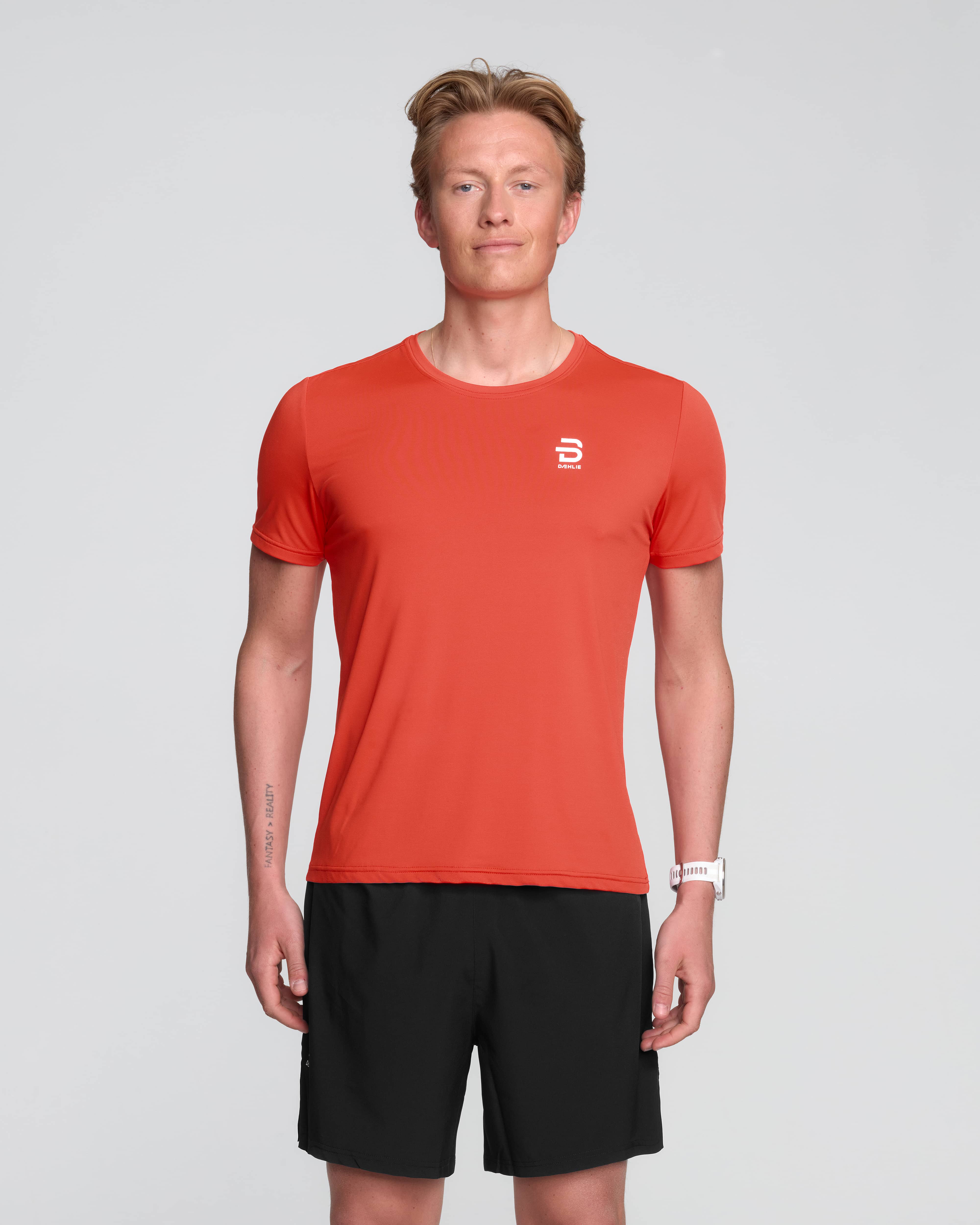 Dæhlie Men's T-Shirt Tempo Lava Red