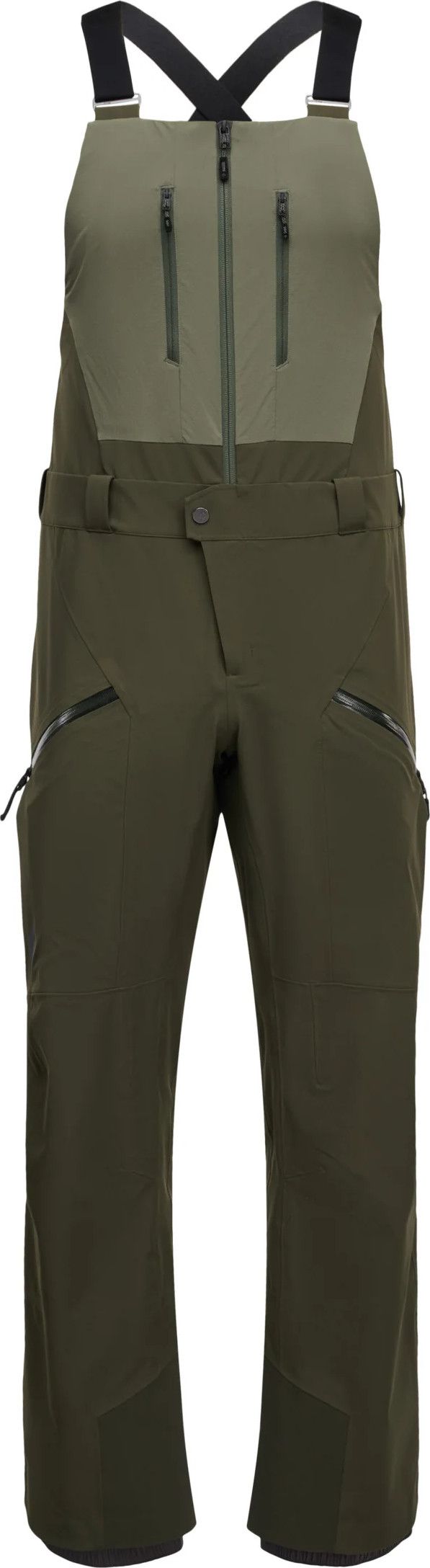 Black Diamond Men's Recon Stretch Bibs Tundra-dark Moss
