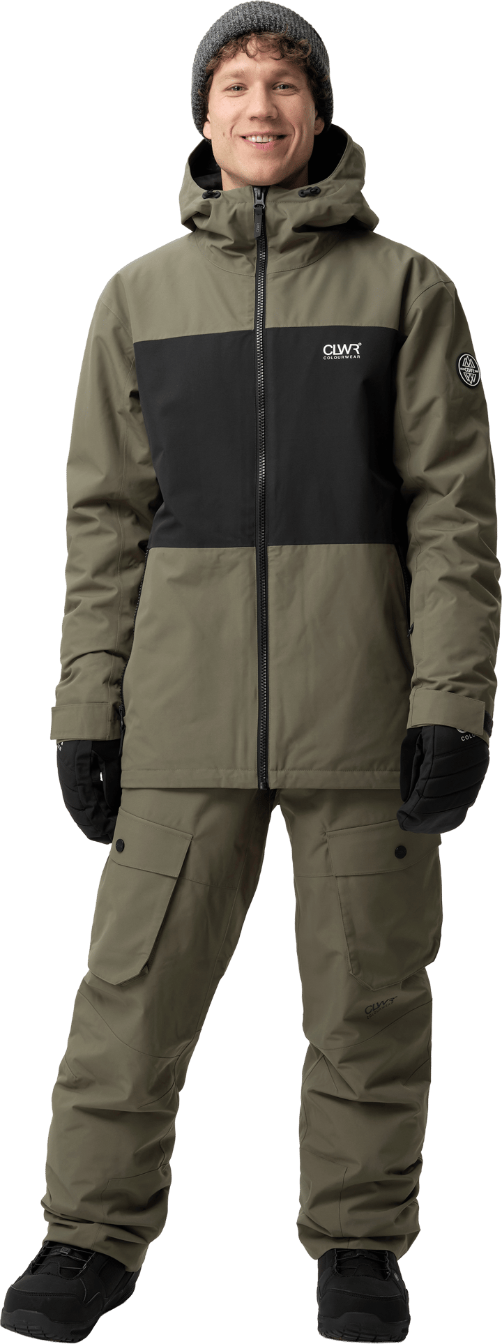 ColourWear Men´s Core Jacket Khaki Green ColourWear