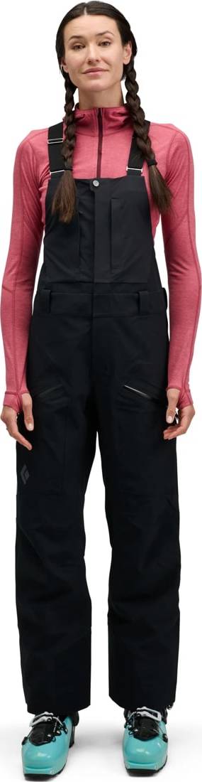 Black Diamond Women's Recon Stretch Bibs Black Black Diamond Black Diamond Women's Recon Stretch Bibs Black Black Diamond