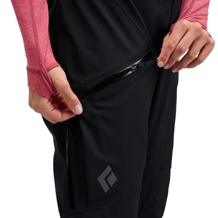 Black Diamond Women's Recon Stretch Bibs Black Black Diamond Black Diamond Women's Recon Stretch Bibs Black Black Diamond