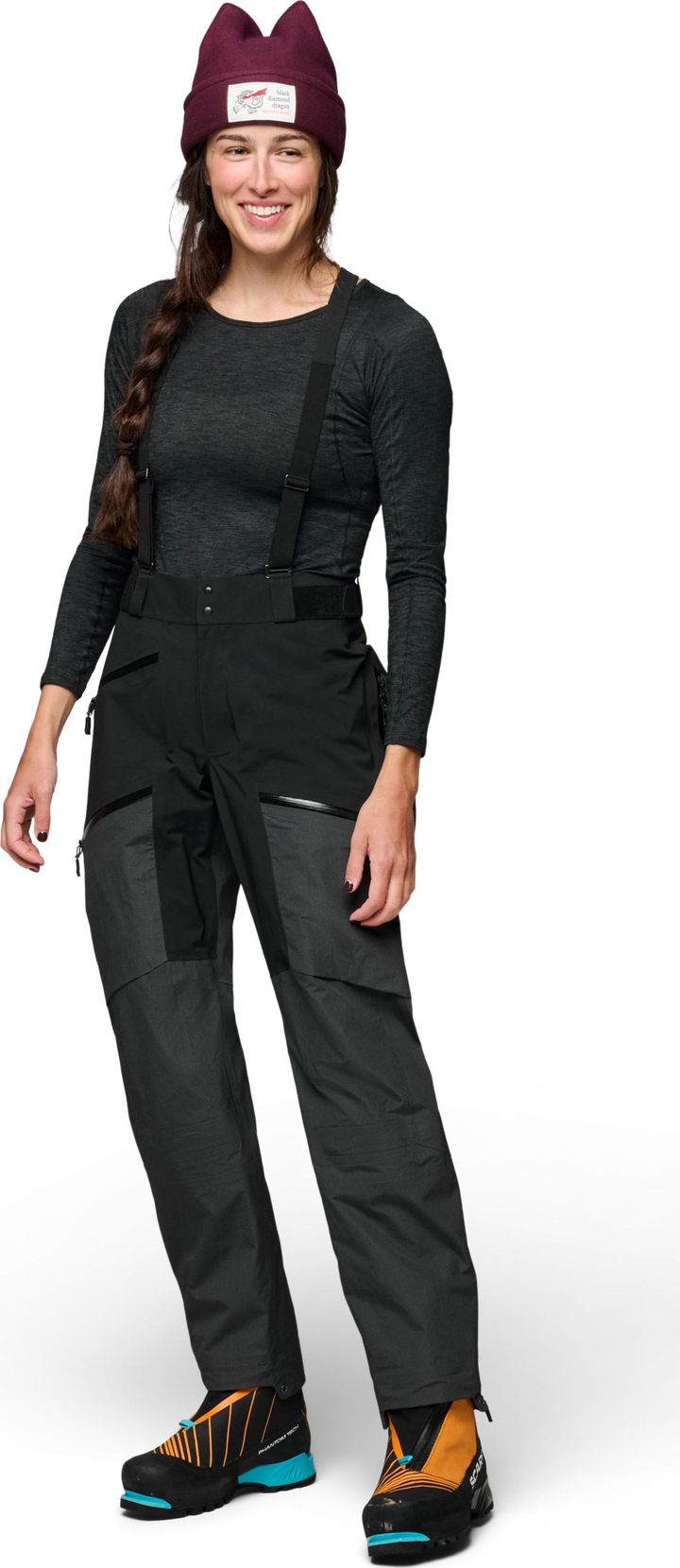 Black Diamond Women's Mission Apine Shell Pants Black Black Diamond