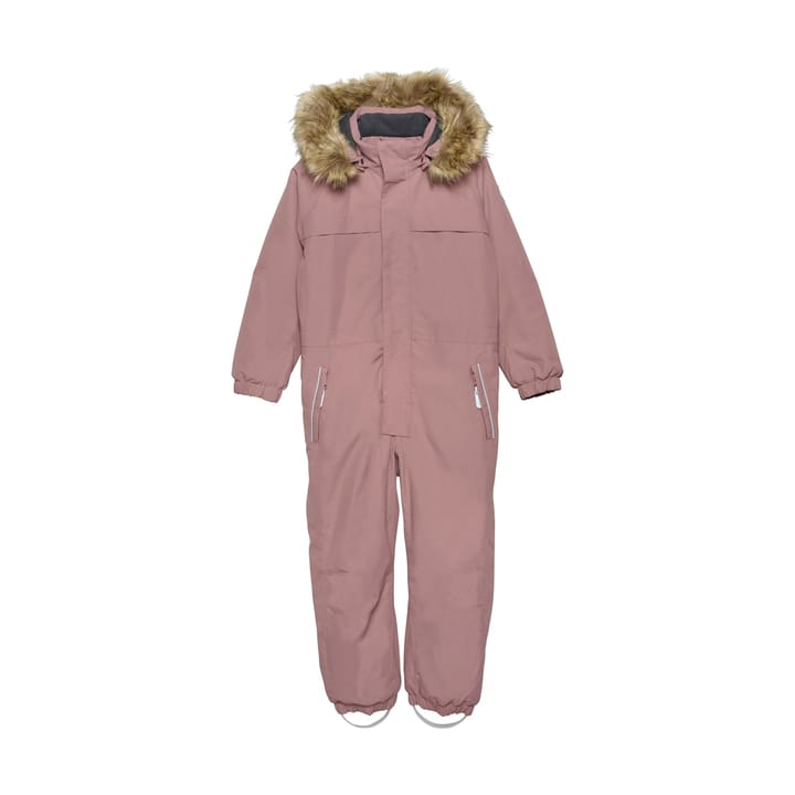 Color Kids Coverall W. Fake Fur Burlwood