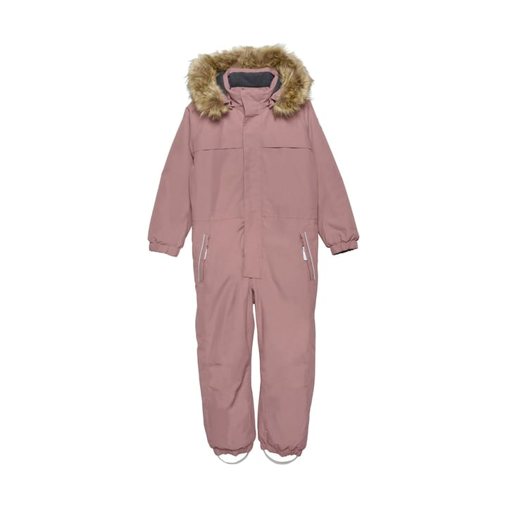 Color Kids Coverall W. Fake Fur Burlwood Color Kids