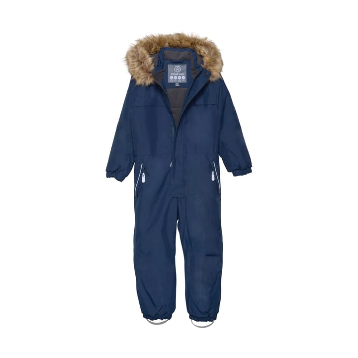 Color Kids Coverall W. Fake Fur Total Eclipse Color Kids Color Kids Coverall W. Fake Fur Total Eclipse Color Kids