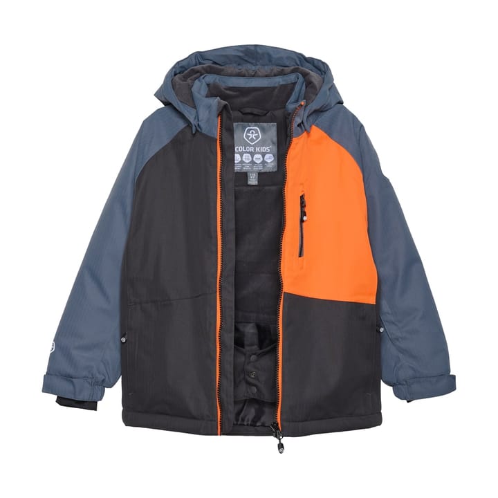 Color Kids Ski Jacket .- Colorblock Phantom Color Kids