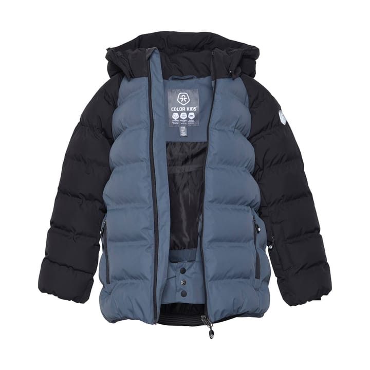 Color Kids Ski Jacket - Quilt -Contrast Turbulence Color Kids