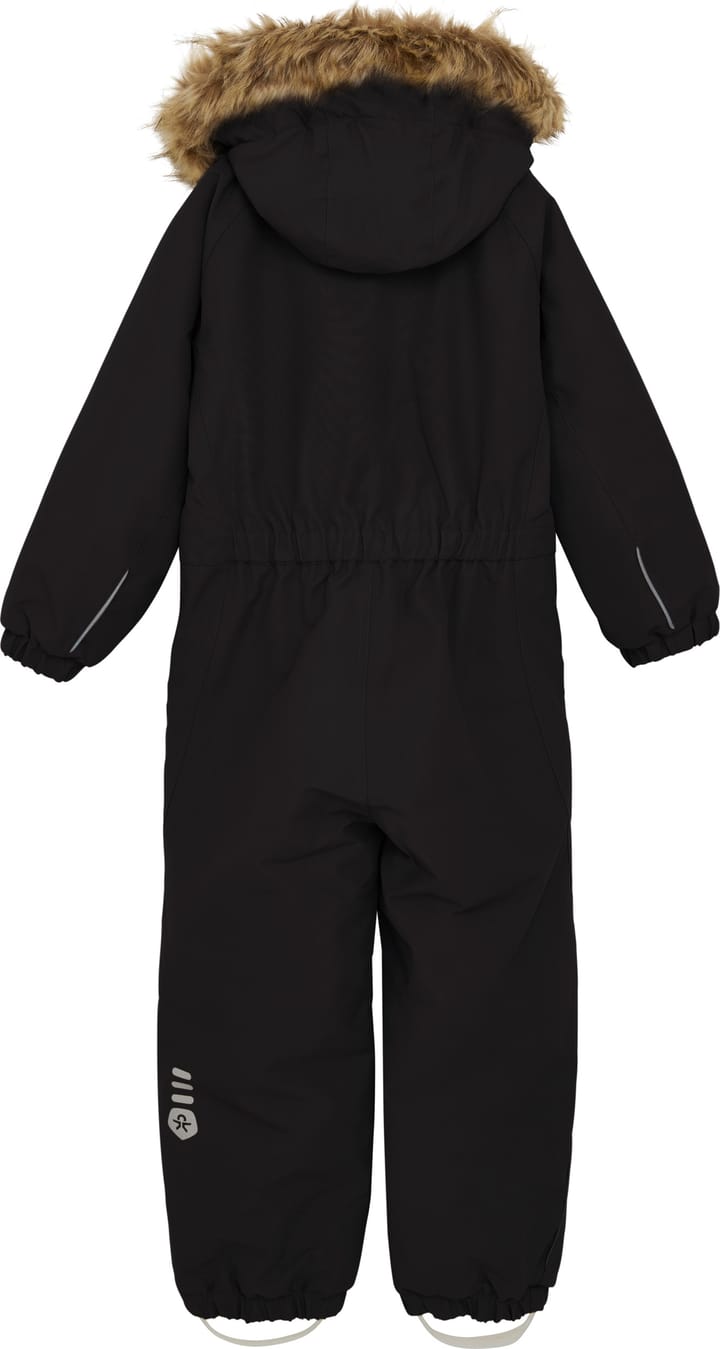 Color Kids Juniors' Coverall With Fake Fur Black Color Kids Color Kids Juniors' Coverall With Fake Fur Black Color Kids