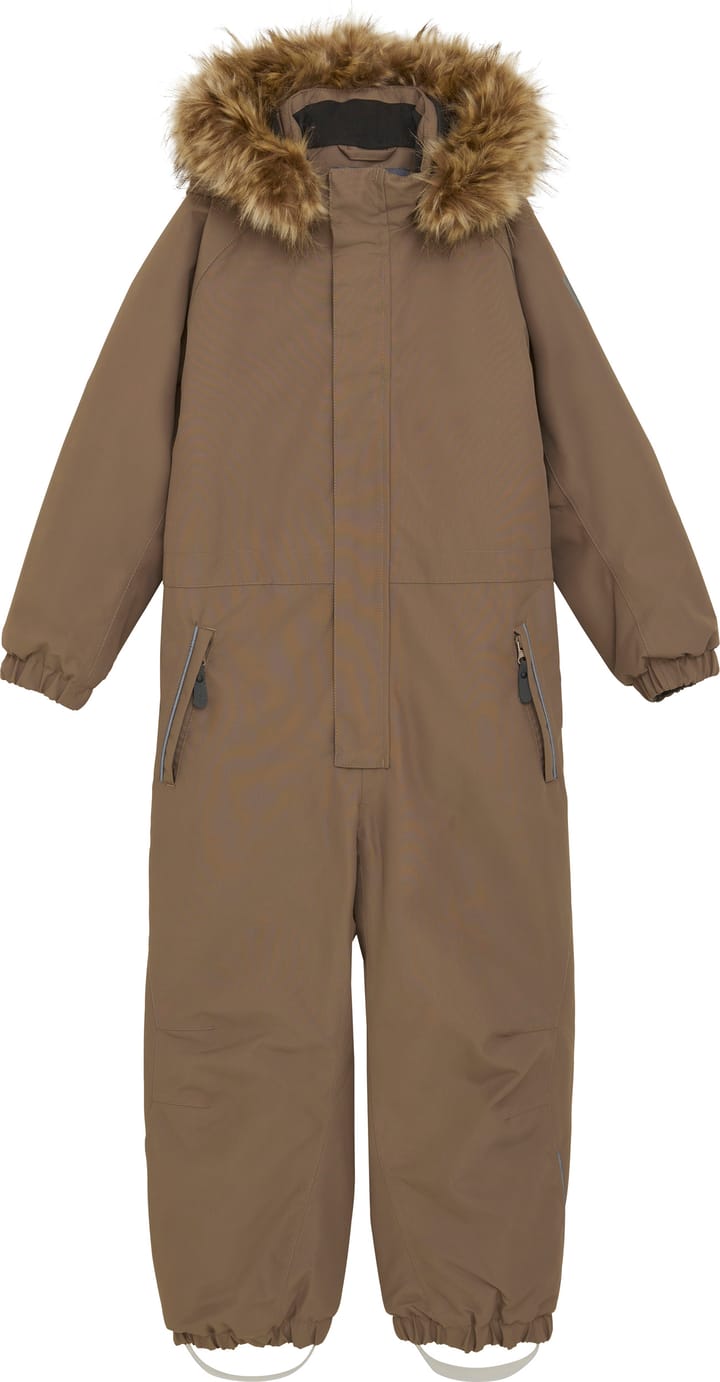 Color Kids Juniors' Coverall With Fake Fur Fossil Color Kids