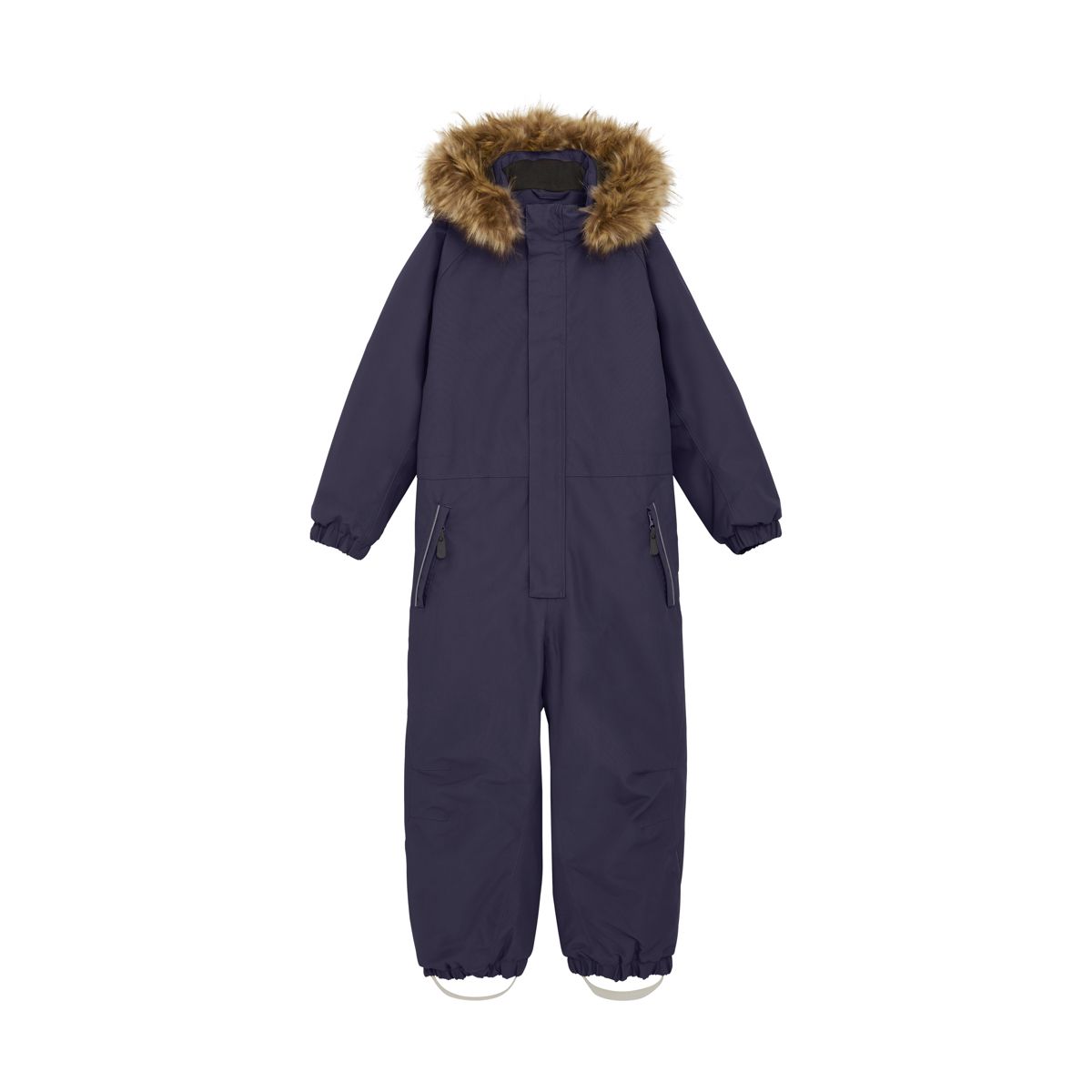 Color Kids Juniors' Coverall With Fake Fur Graystone