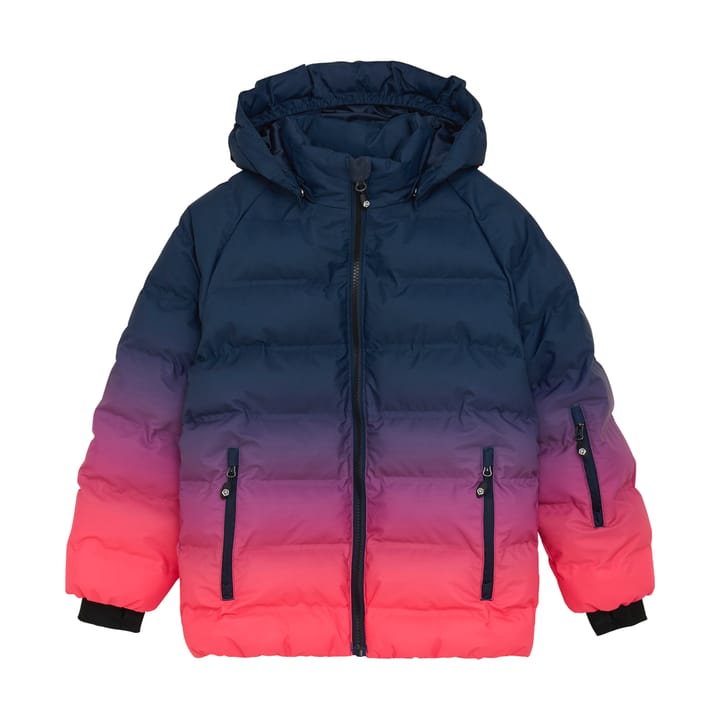 Color Kids Ski Jacket - Quilt & Gradient Diva Pink Color Kids
