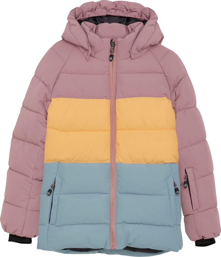 Color Kids Juniors' Ski Jacket Quilt & Colorblock Woodrose Color Kids