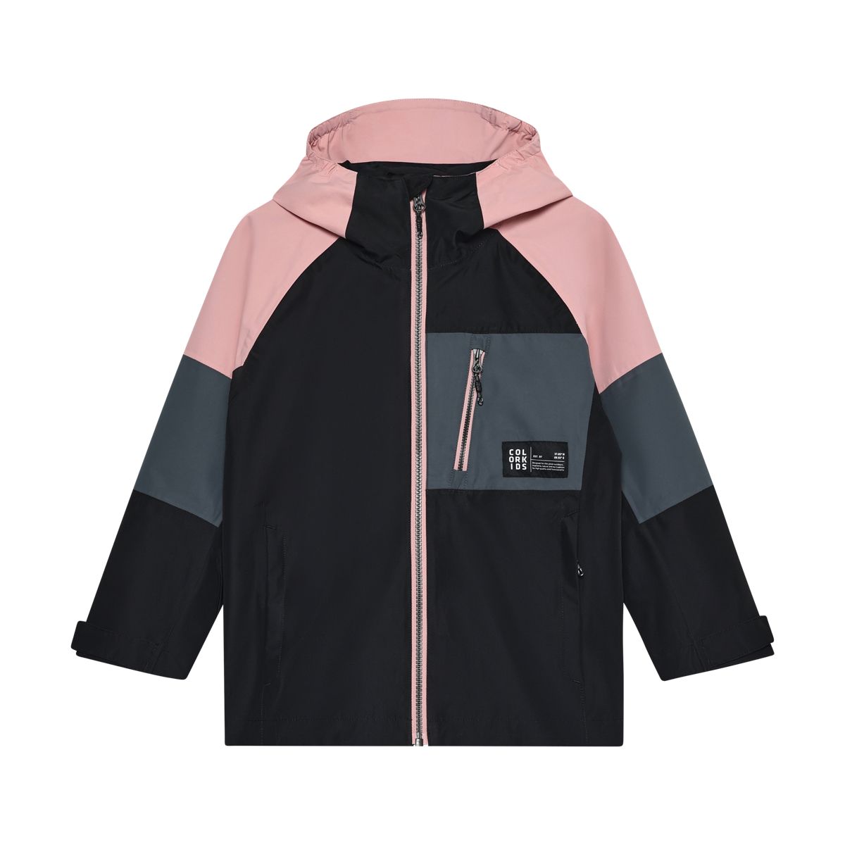 Color Kids Jr. Jacket, Colorblock Black