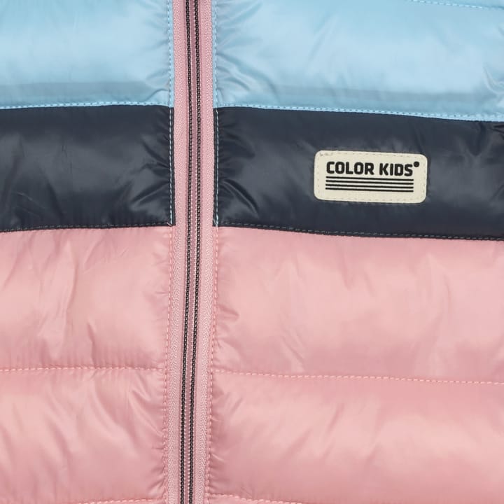 Color Kids Kids' Waistcoat Quilted Colorblock Bridal Rose Color Kids