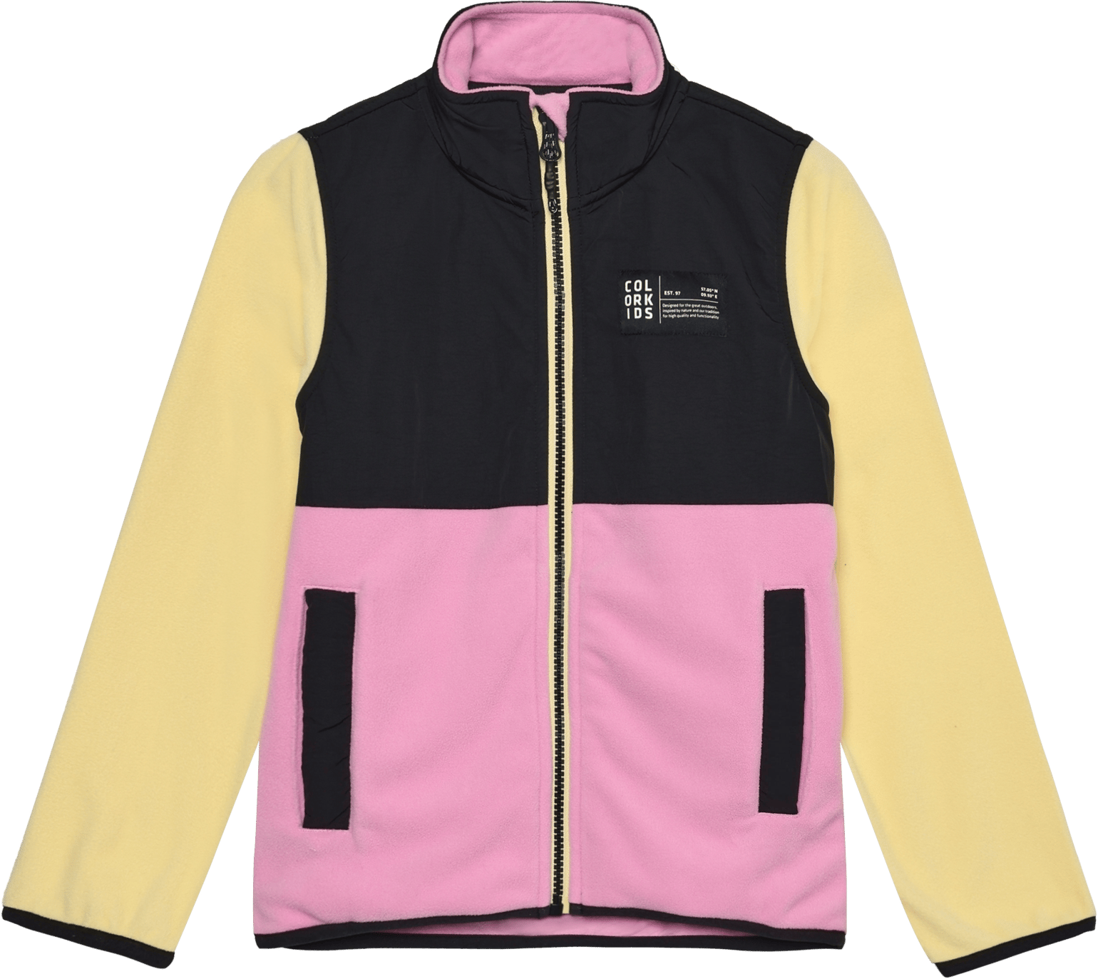 Color Kids Kids' Fleece Jacket Begonia Pink