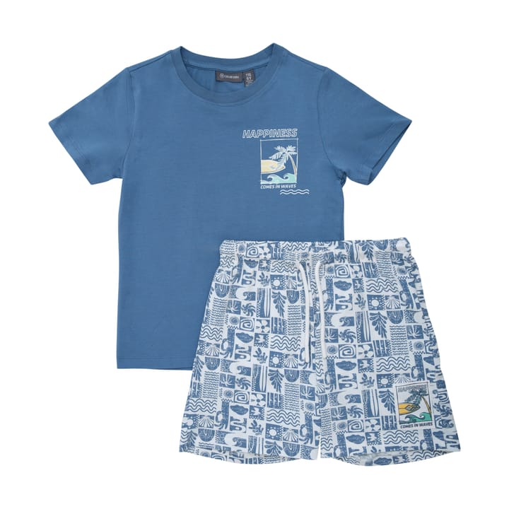 Color Kids T-Shirt & Shorts Set Coronet Blue Color Kids