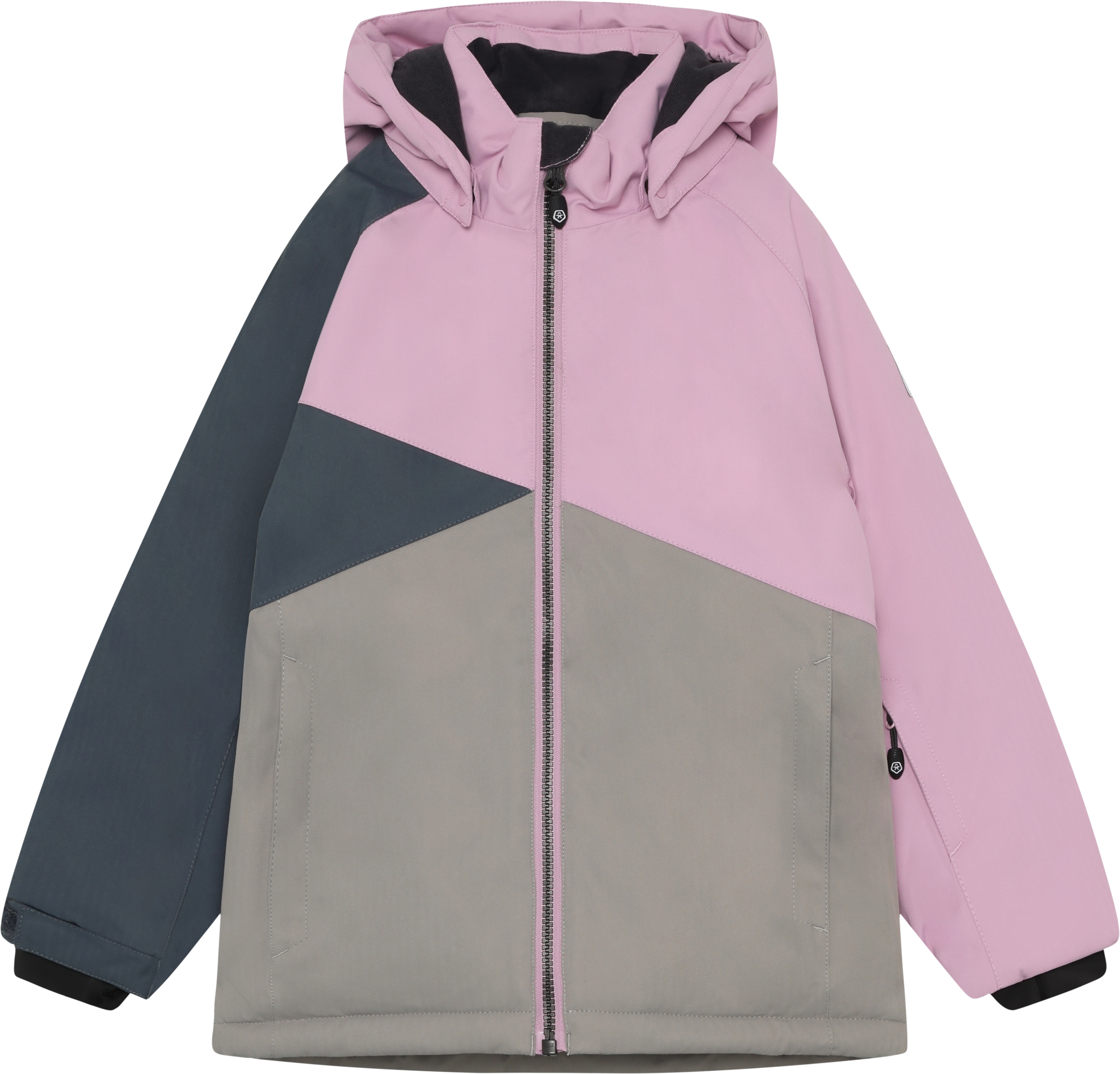 Color Kids Junior´s Ski Jacket - Colorblock Mauve Mist