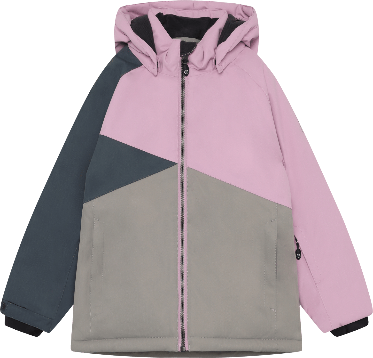 Color Kids Junior´s Ski Jacket - Colorblock Mauve Mist