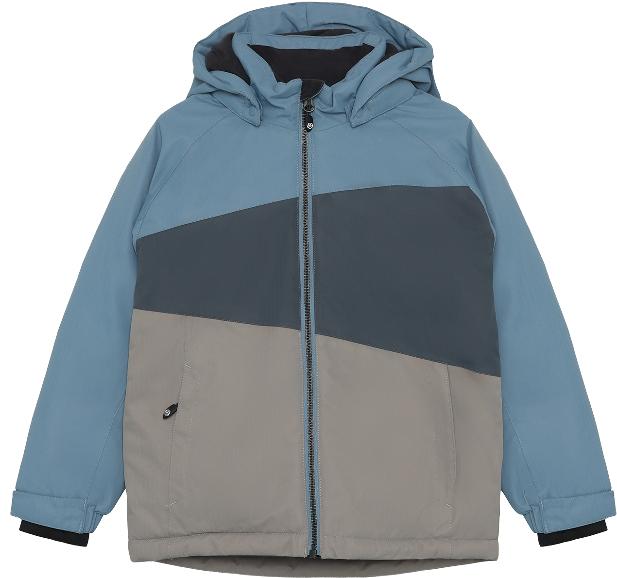 Color Kids Junior´s Ski Jacket - Colorblock Windward Blue