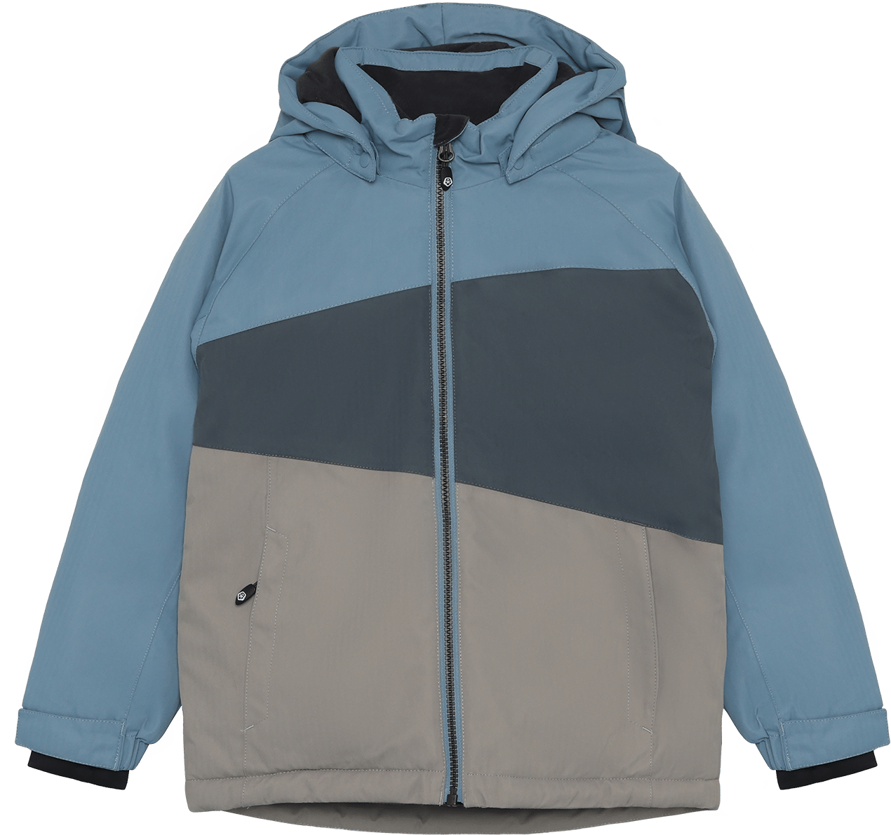 Color Kids Junior´s Ski Jacket - Colorblock Windward Blue