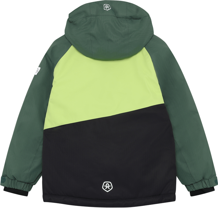 Color Kids Junior´s Ski Jacket - Colorblock Dark Forest Color Kids