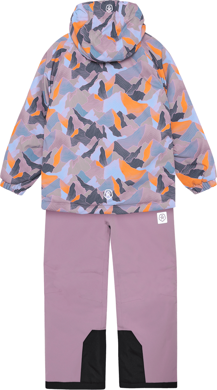 Color Kids Kid´s Ski Set - Aop Mauve Mist Color Kids