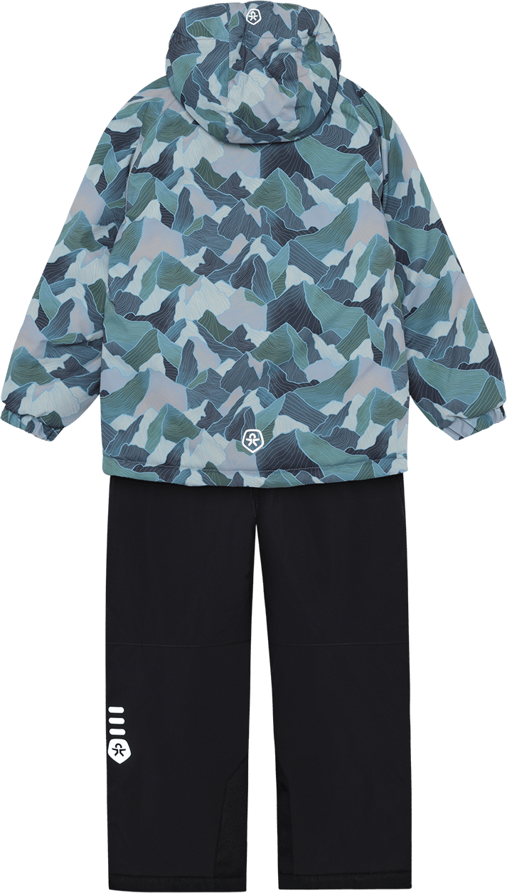 Color Kids Kid´s Ski Set - Aop Windward Blue Color Kids