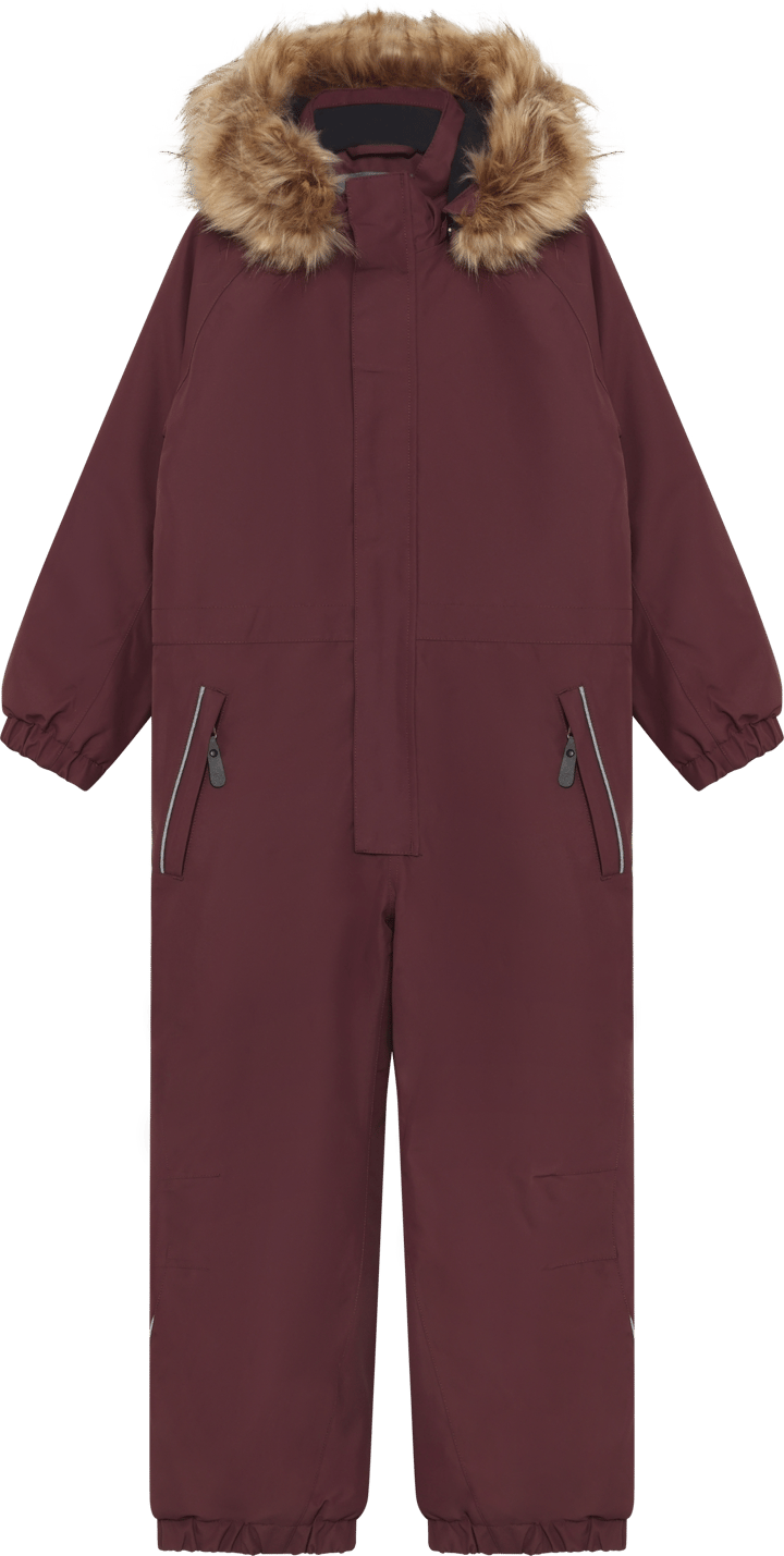 Color Kids Coverall W. Fake Fur Catawba Grape Color Kids