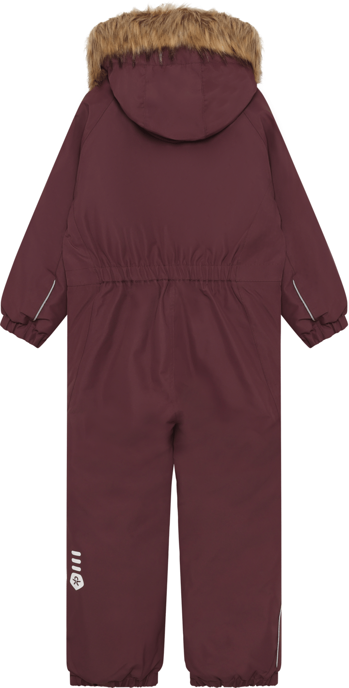 Color Kids Coverall W. Fake Fur Catawba Grape Color Kids
