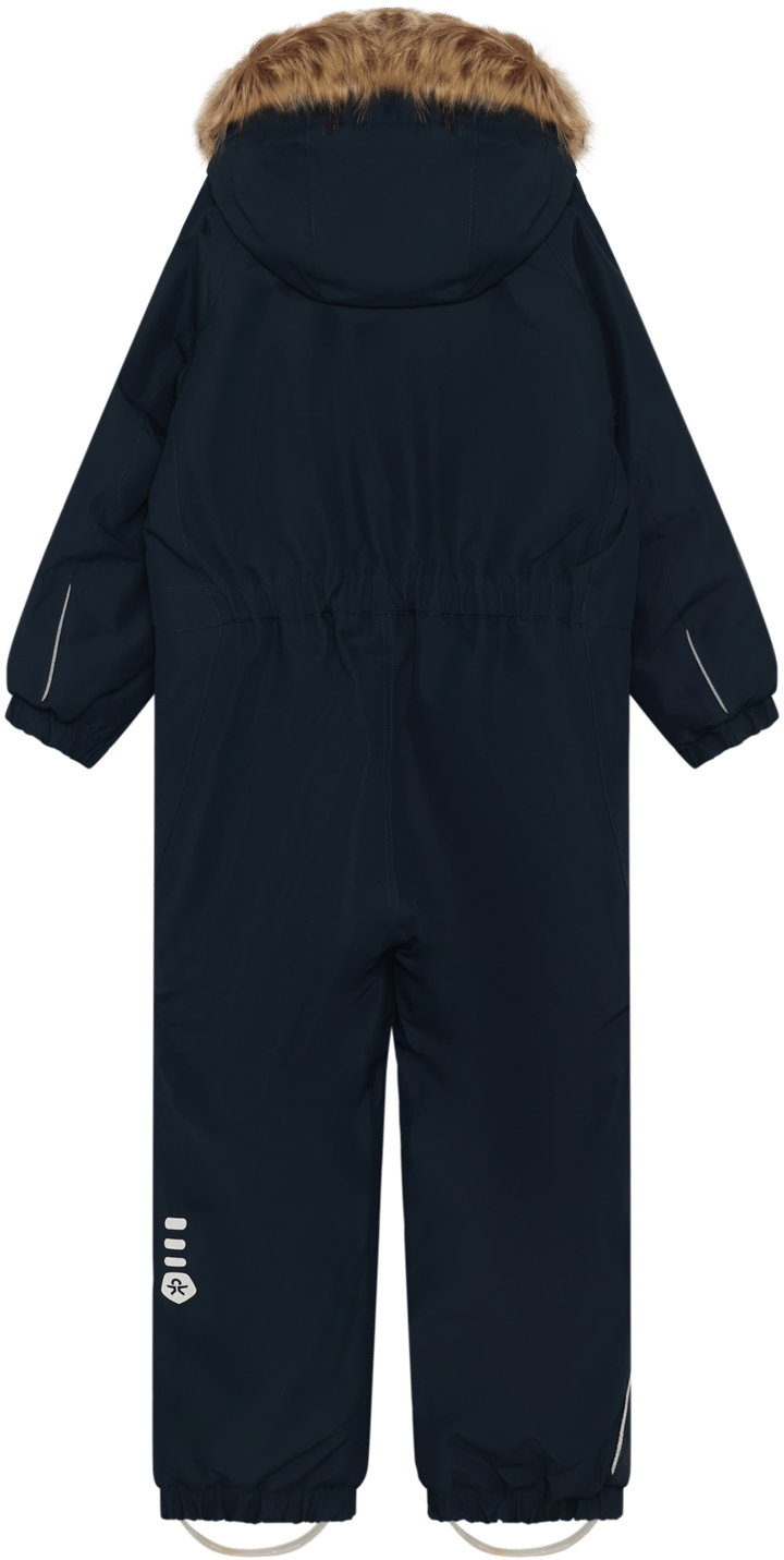 Color Kids Coverall W. Fake Fur Total Eclipse Color Kids