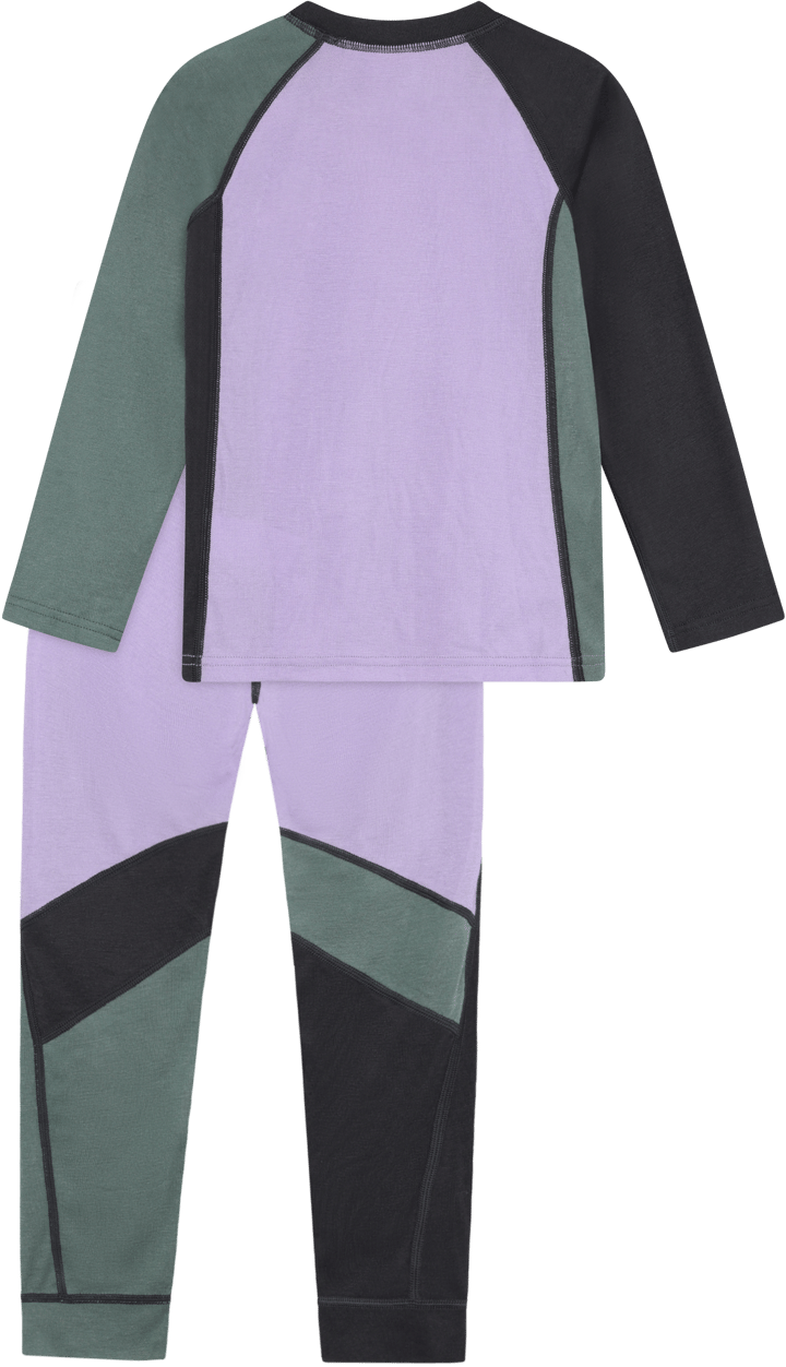 Color Kids Kid´s Ski Underwear - Colorblock Purple Rose Color Kids