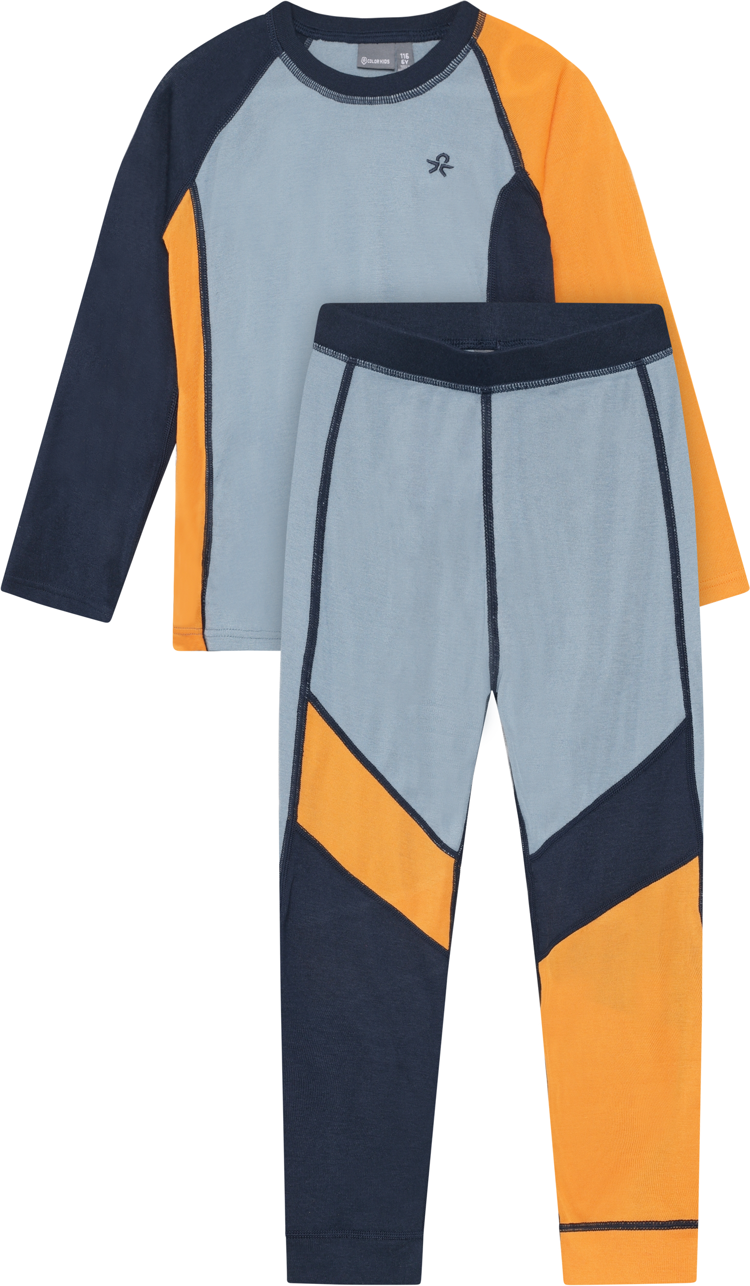 Color Kids Kid´s Ski Underwear - Colorblock Windward Blue