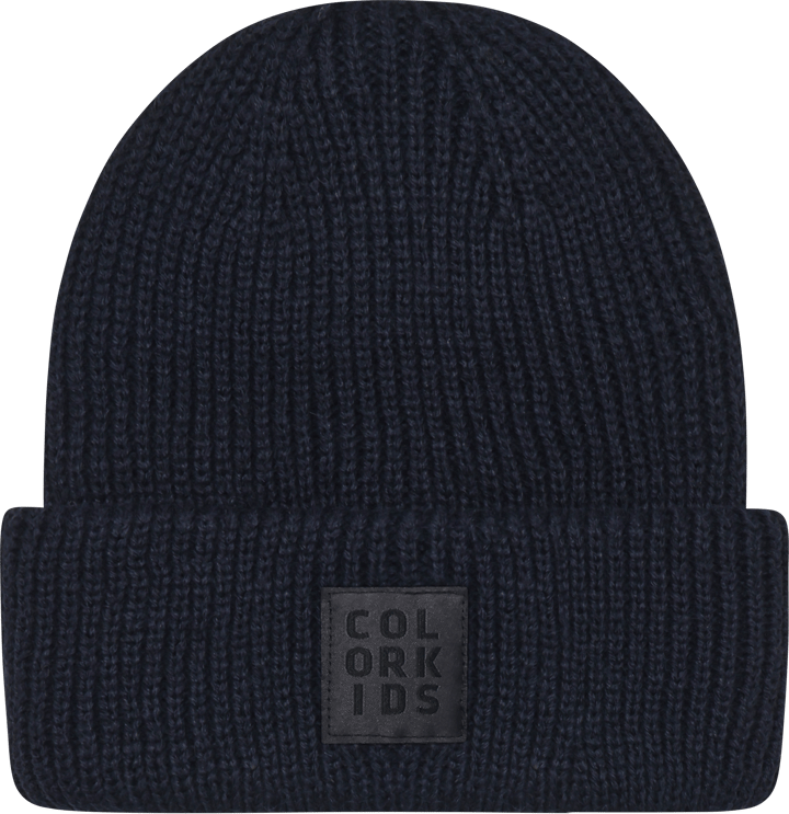 Color Kids Kid´s Beanie W. Wool Total Eclipse Color Kids
