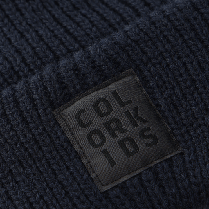 Color Kids Kid´s Beanie W. Wool Total Eclipse Color Kids