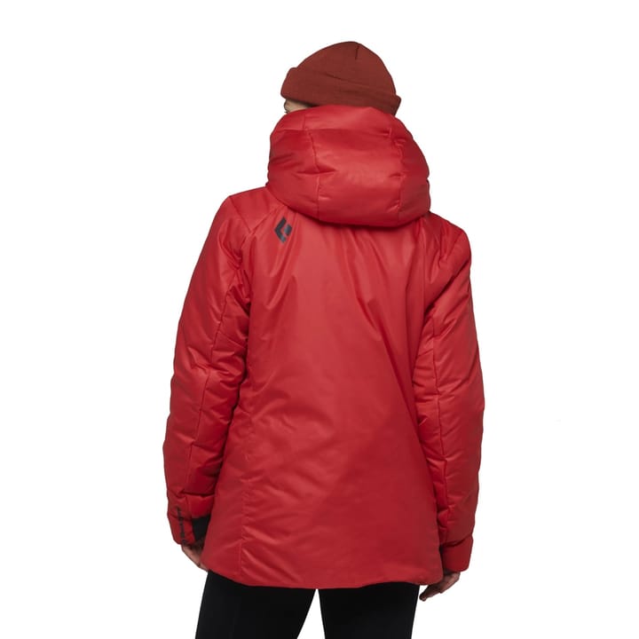 Black Diamond Women's Belay Parka Coral Red Black Diamond
