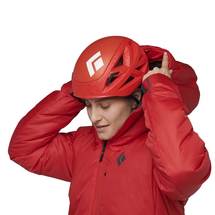 Black Diamond Women's Belay Parka Coral Red Black Diamond