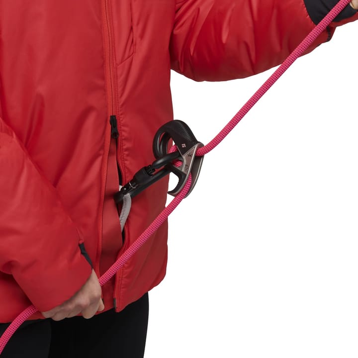 Black Diamond Women's Belay Parka Coral Red Black Diamond