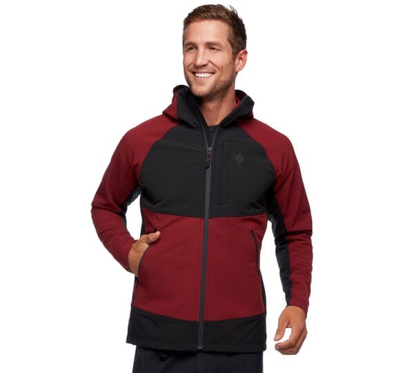 Black Diamond M Element Hoody Dark Crimson-Black Black Diamond