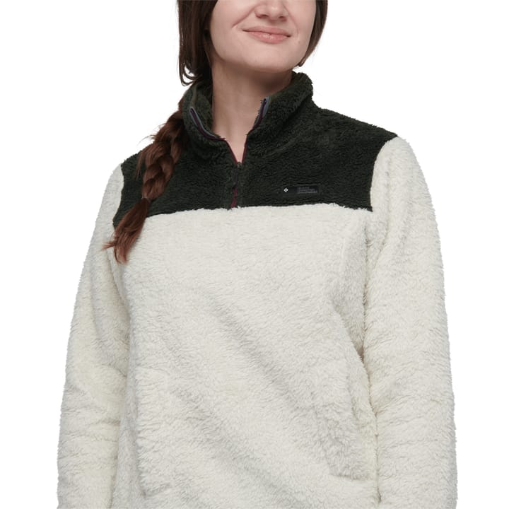 Women's Roadie 1/4 Zip Fleece Birch-Tundra Black Diamond