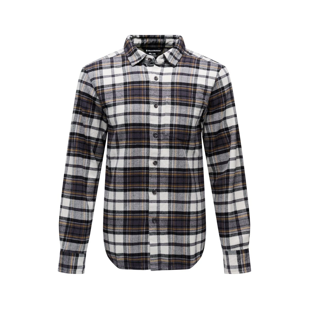 Black Diamond Men's Project Flannel Shirt Black-chalk