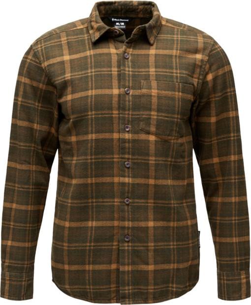 Black Diamond Men's Project Flannel Shirt Dark Moss-rye